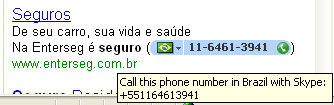 Adsense com telefone