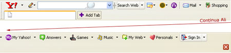 Lixo do Yahoo Toolbar