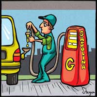 Gasolina a conta-gotas
