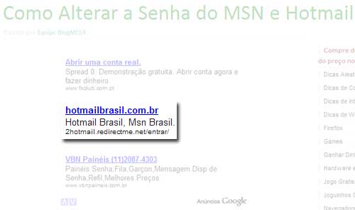 Phishing no Adsense