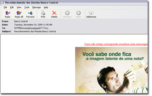 SPAM Banco Central do Brasil